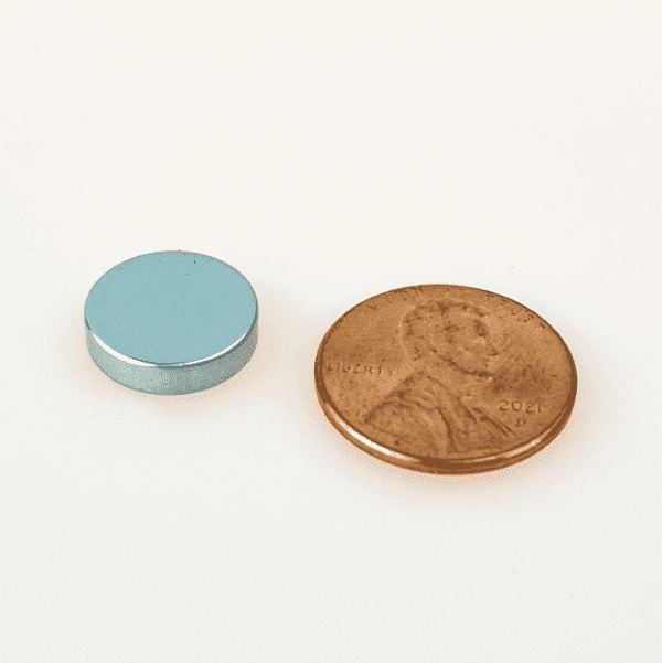 Neodymium magnet with zinc coating