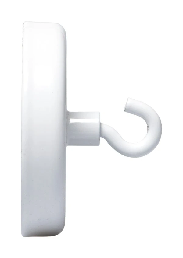 Round Base Magnet with Hook, 1.97" Dia, Holds 49 Pounds (64PW0050) - Image 3