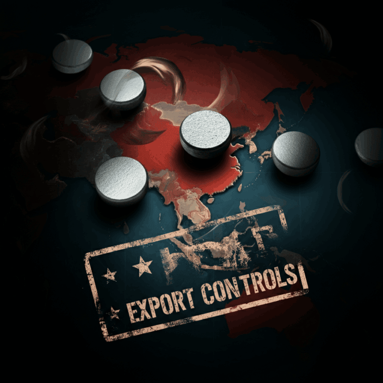 Chinese export controls on rare earth magnets