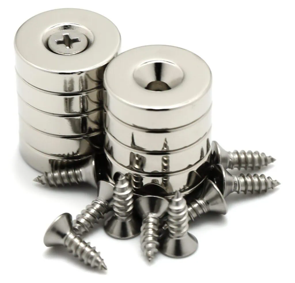 countersunk magnets with screws x