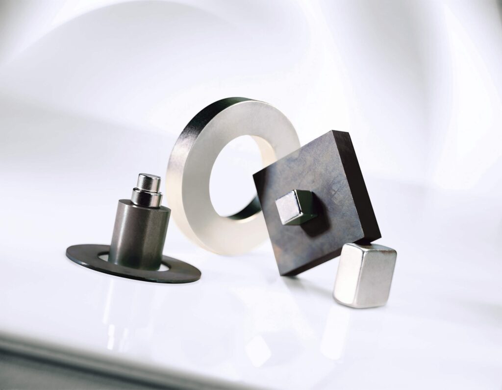 Rare earth magnets in different shapes
